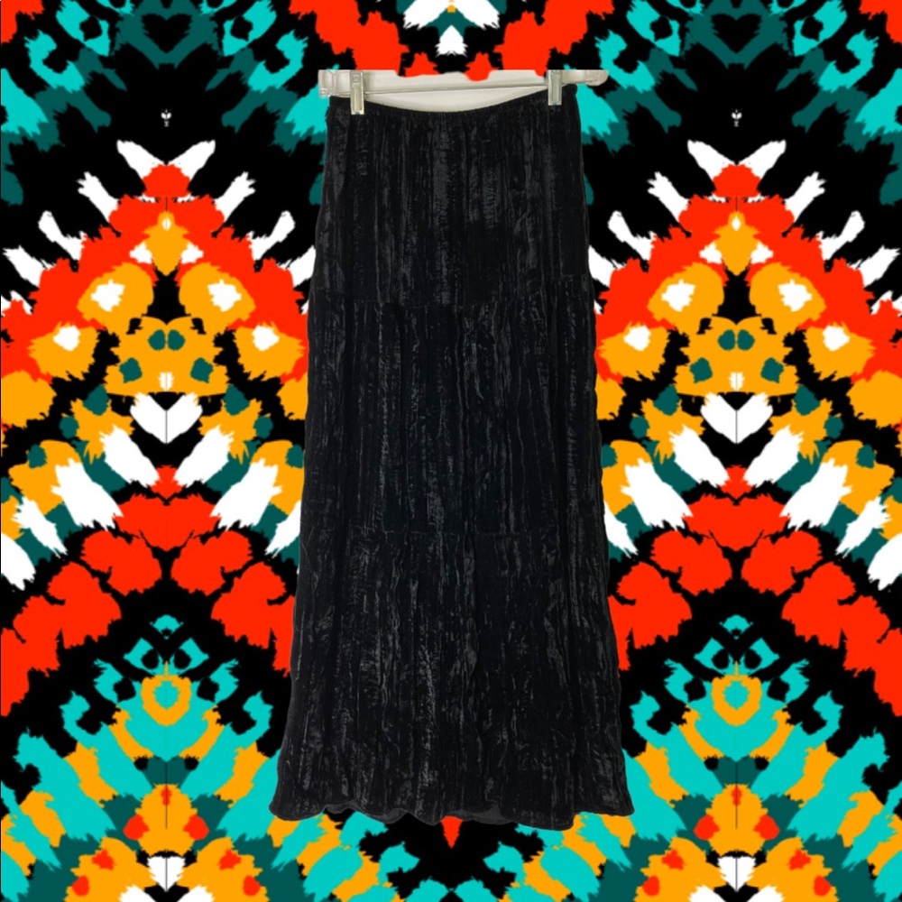 Bohemian Style long velvet skirt